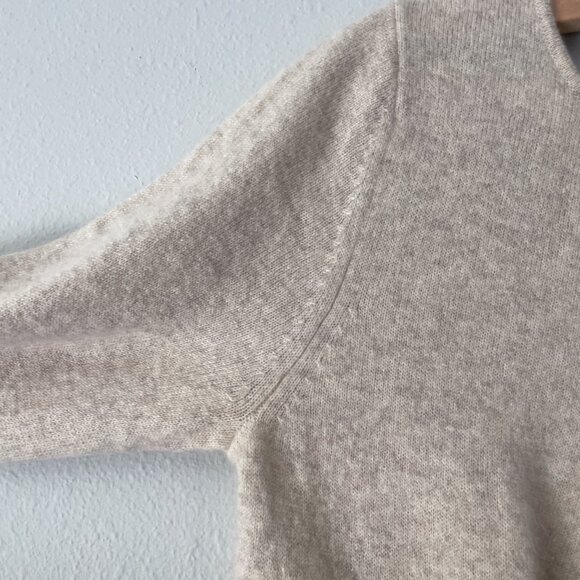 White + Warren Cream Crew Neck Sweater - Picture 14 of 14